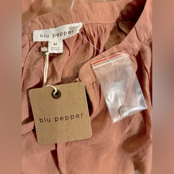 Blu Pepper for Anthropologie Button-Down Flowy Blouse - Picture 9 of 9